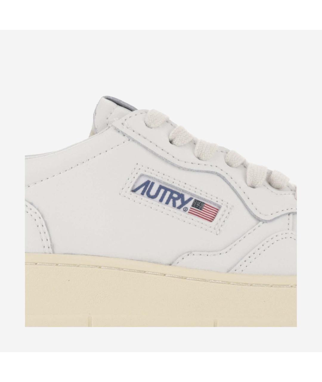 AUTRY Розовые кожаные кроссовки, фото 5