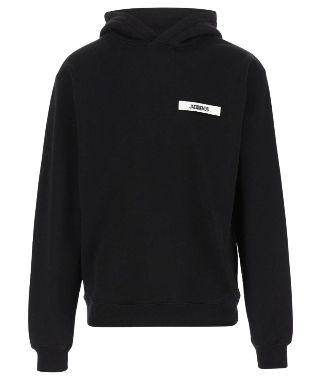 JACQUEMUS Черный хлопковый джемпер / свитер, фото 1