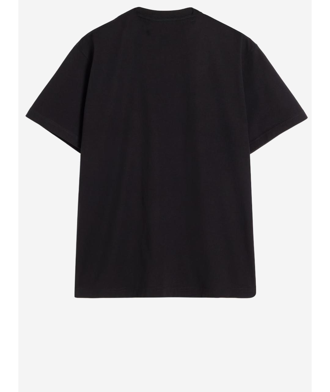GUCCI Черная хлопковая футболка, фото 2