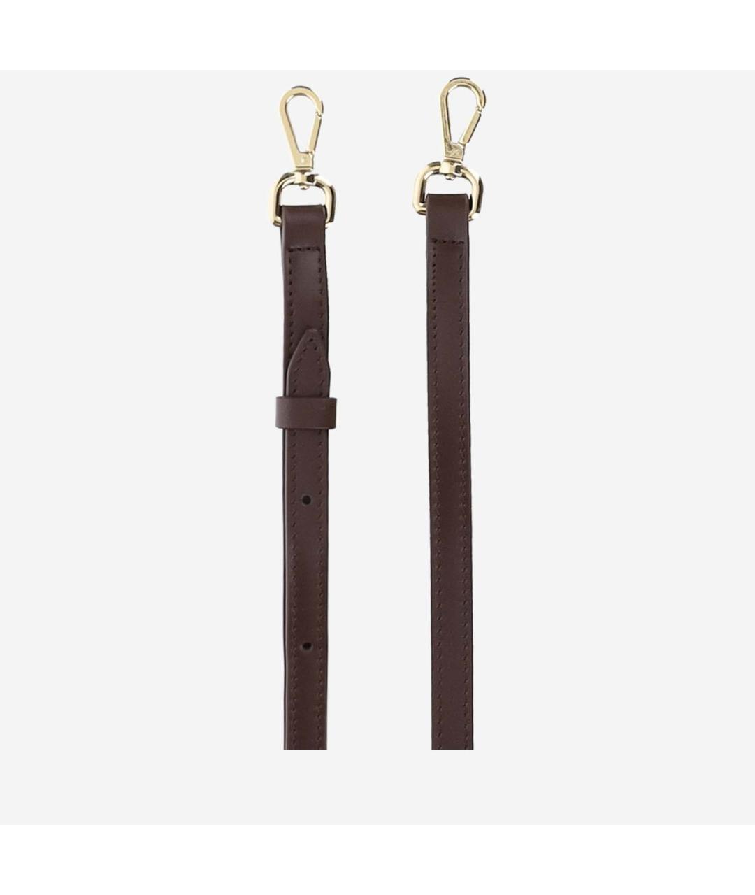 JACQUEMUS Коричневая кожаная сумка через плечо, фото 5