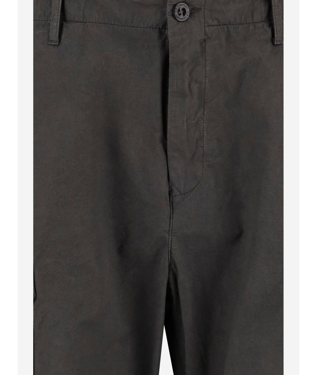 CP COMPANY Серые хлопковые повседневные брюки, фото 3
