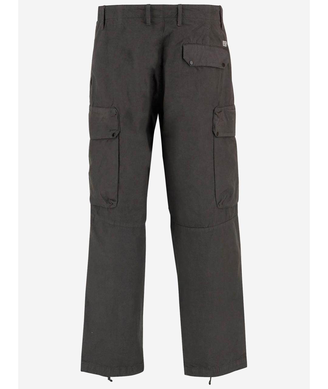 CP COMPANY Серые хлопковые повседневные брюки, фото 2