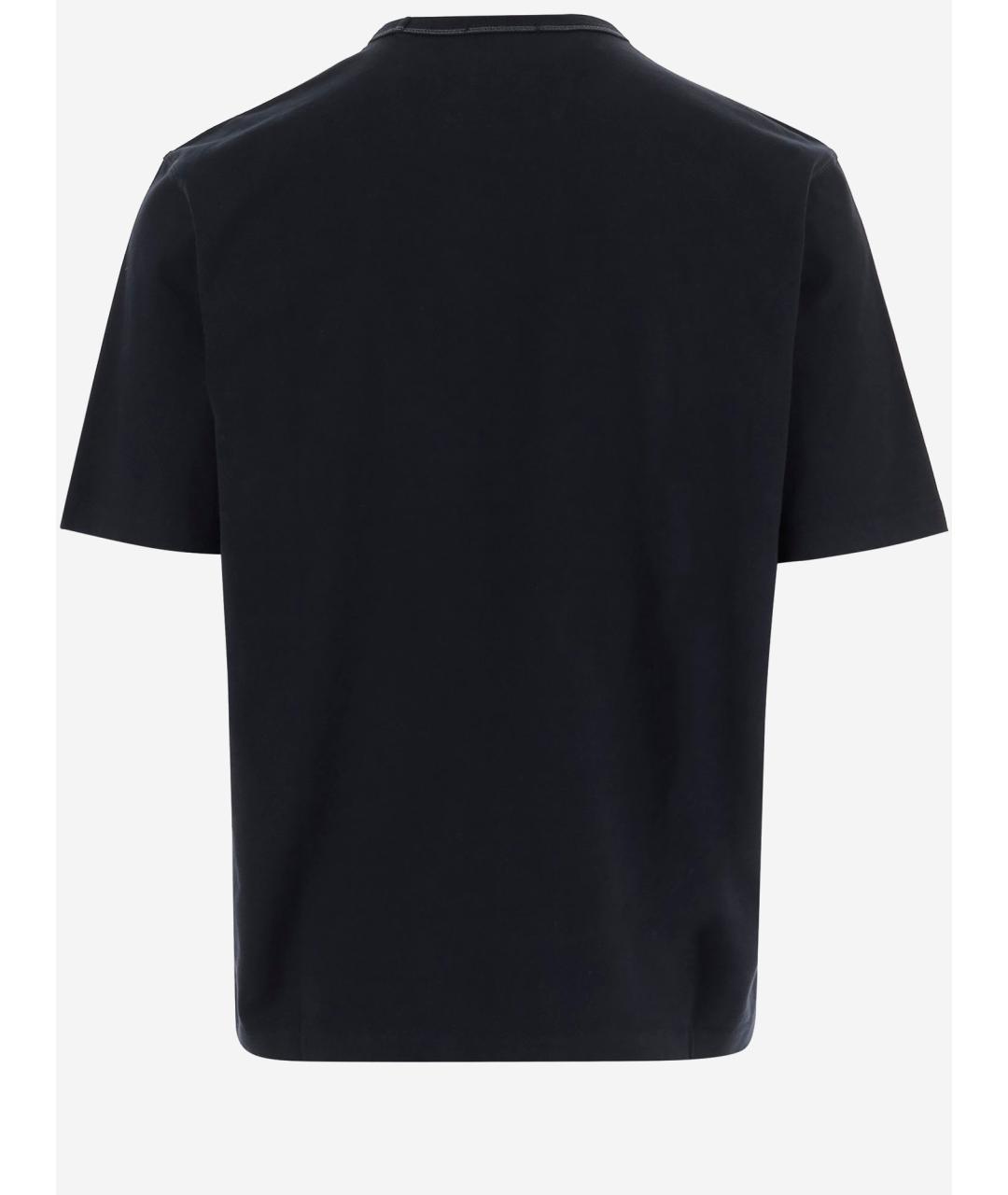 CP COMPANY Черная хлопковая футболка, фото 2