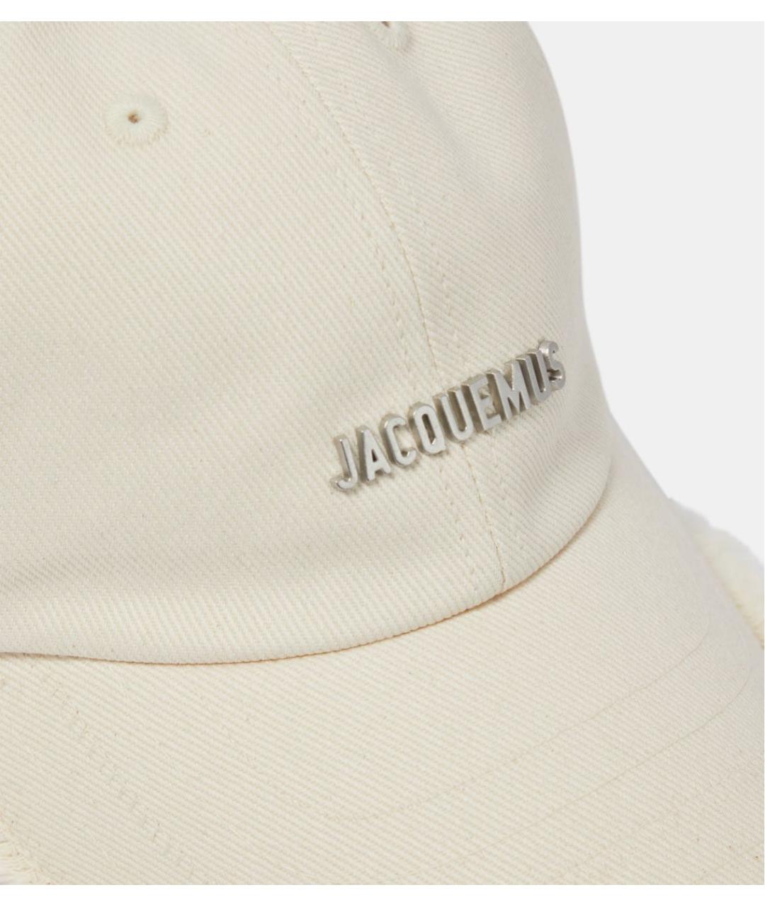 JACQUEMUS Бежевая хлопковая кепка, фото 3
