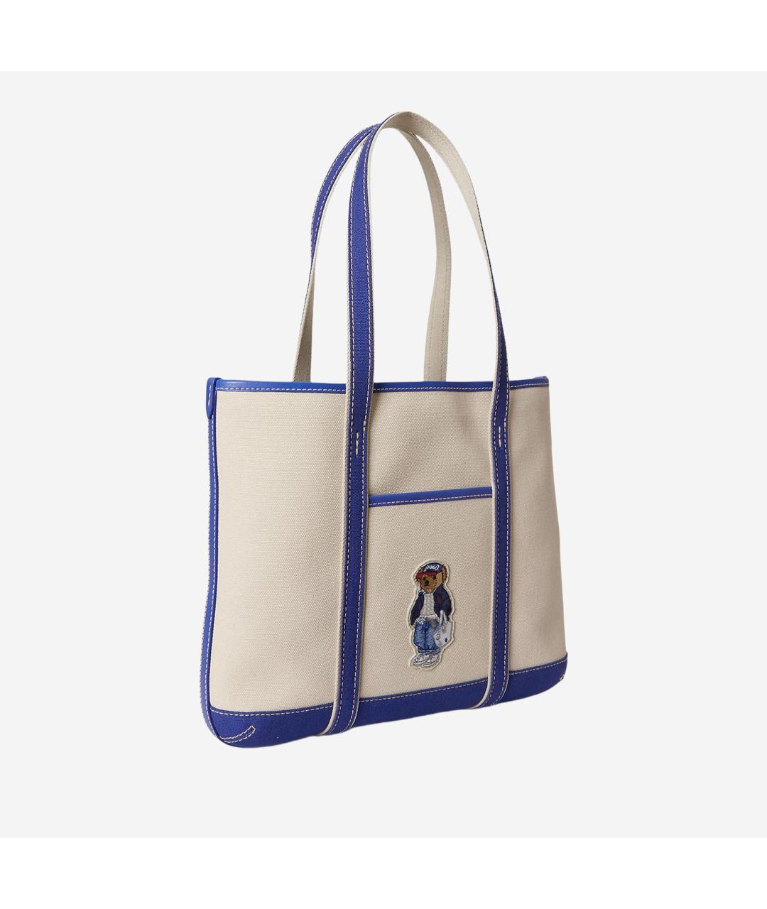 POLO RALPH LAUREN Мульти хлопковая сумка тоут, фото 2