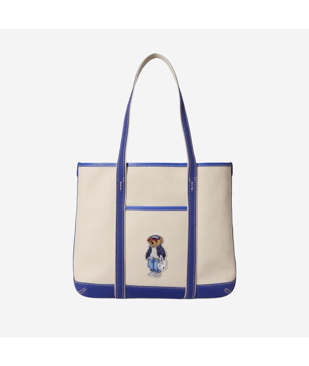 POLO RALPH LAUREN Мульти хлопковая сумка тоут, фото 5