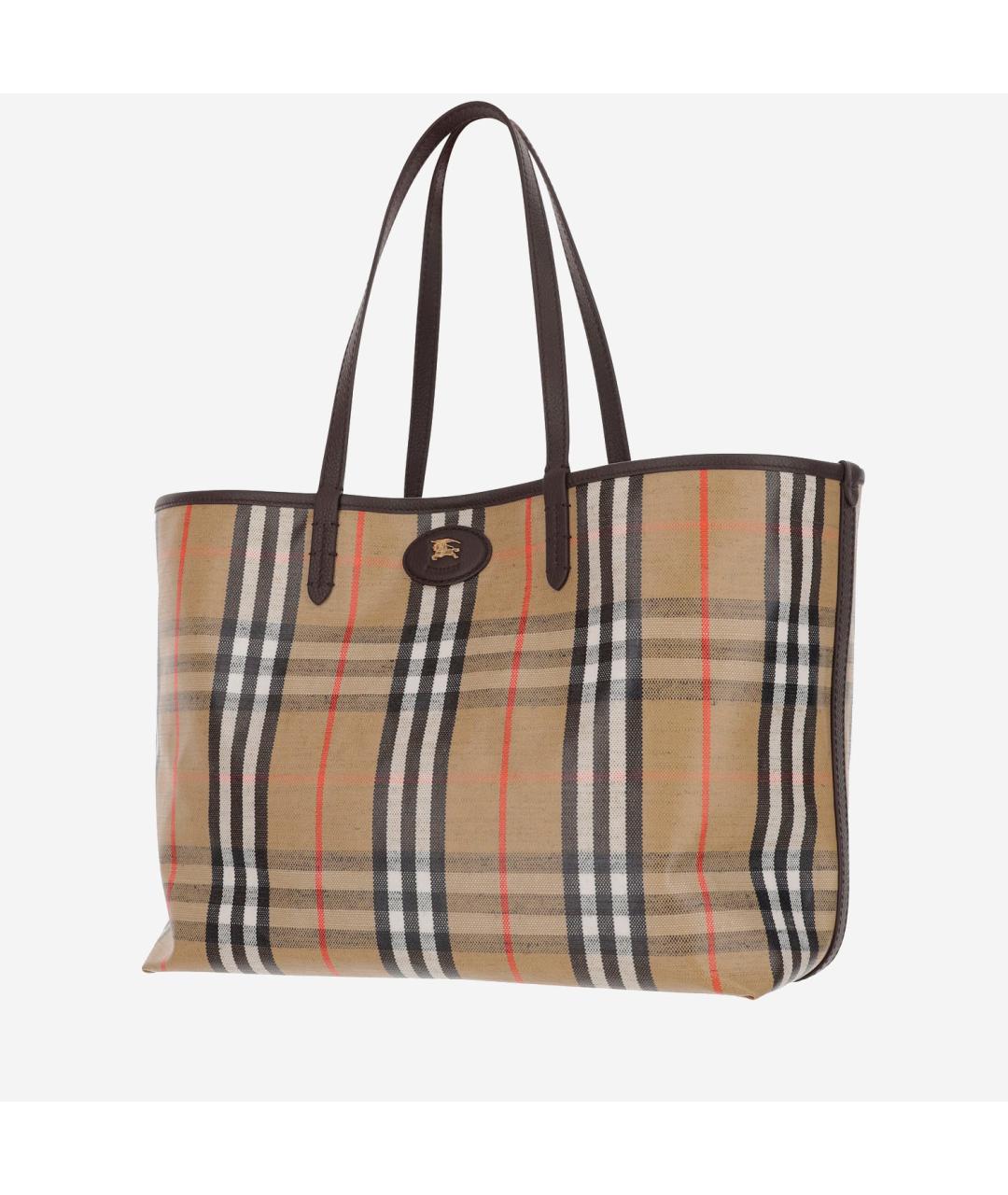 BURBERRY Мульти хлопковая сумка тоут, фото 3