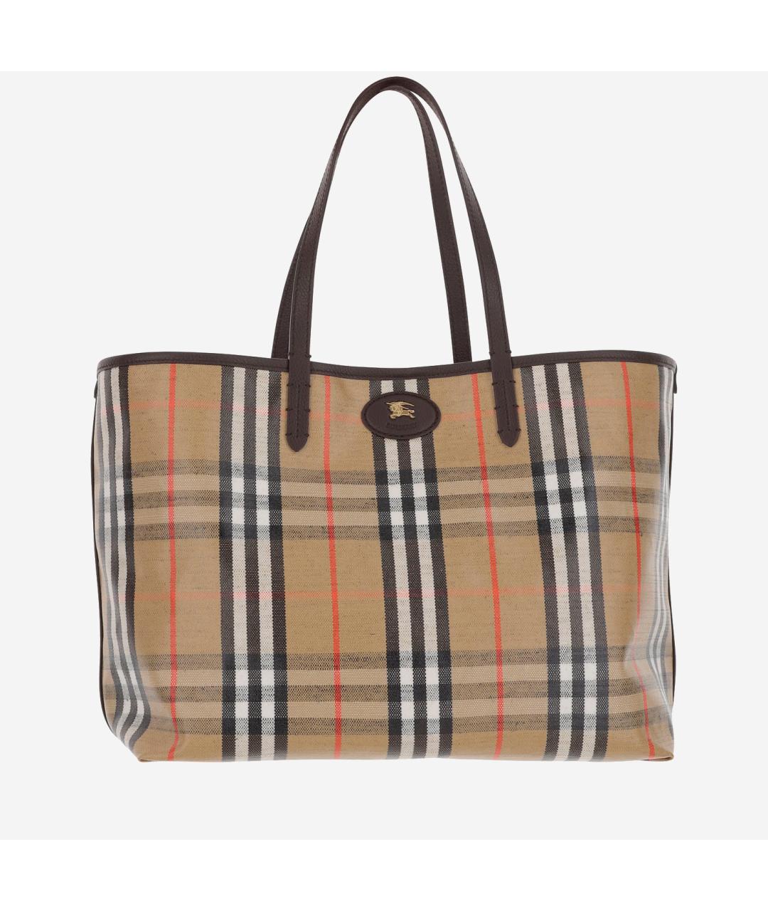 BURBERRY Мульти хлопковая сумка тоут, фото 6