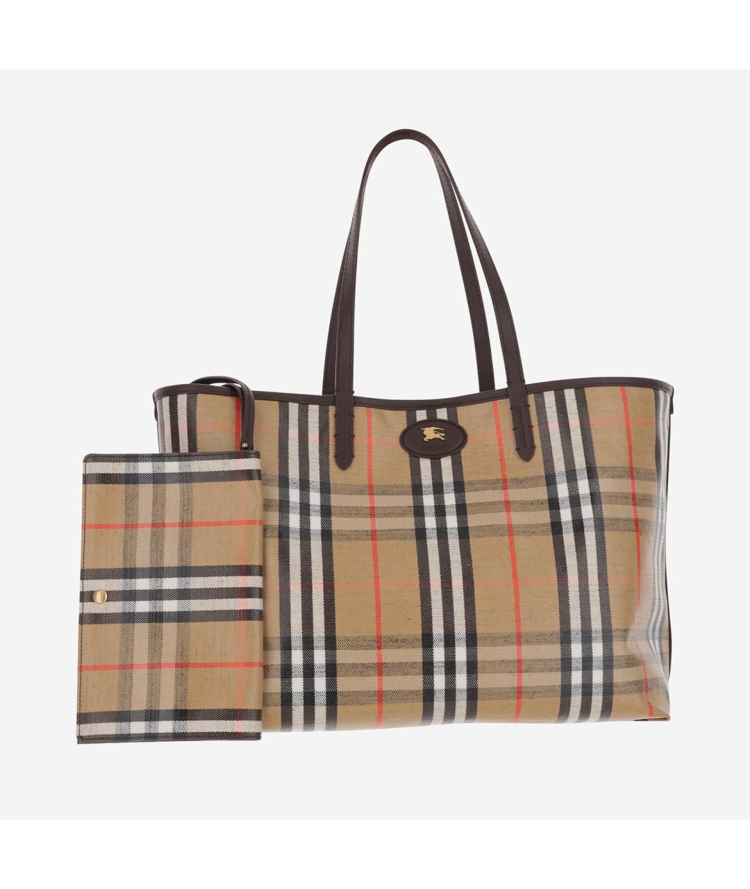 BURBERRY Мульти хлопковая сумка тоут, фото 2