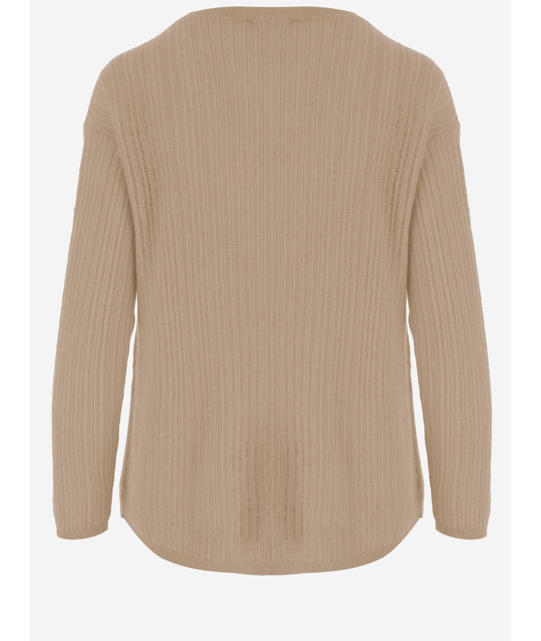 ALLUDE Бежевый кашемировый джемпер / свитер, фото 2