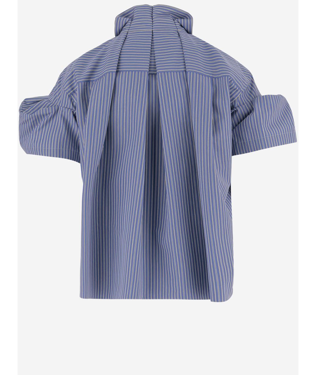 SACAI Синяя хлопковая рубашка, фото 2