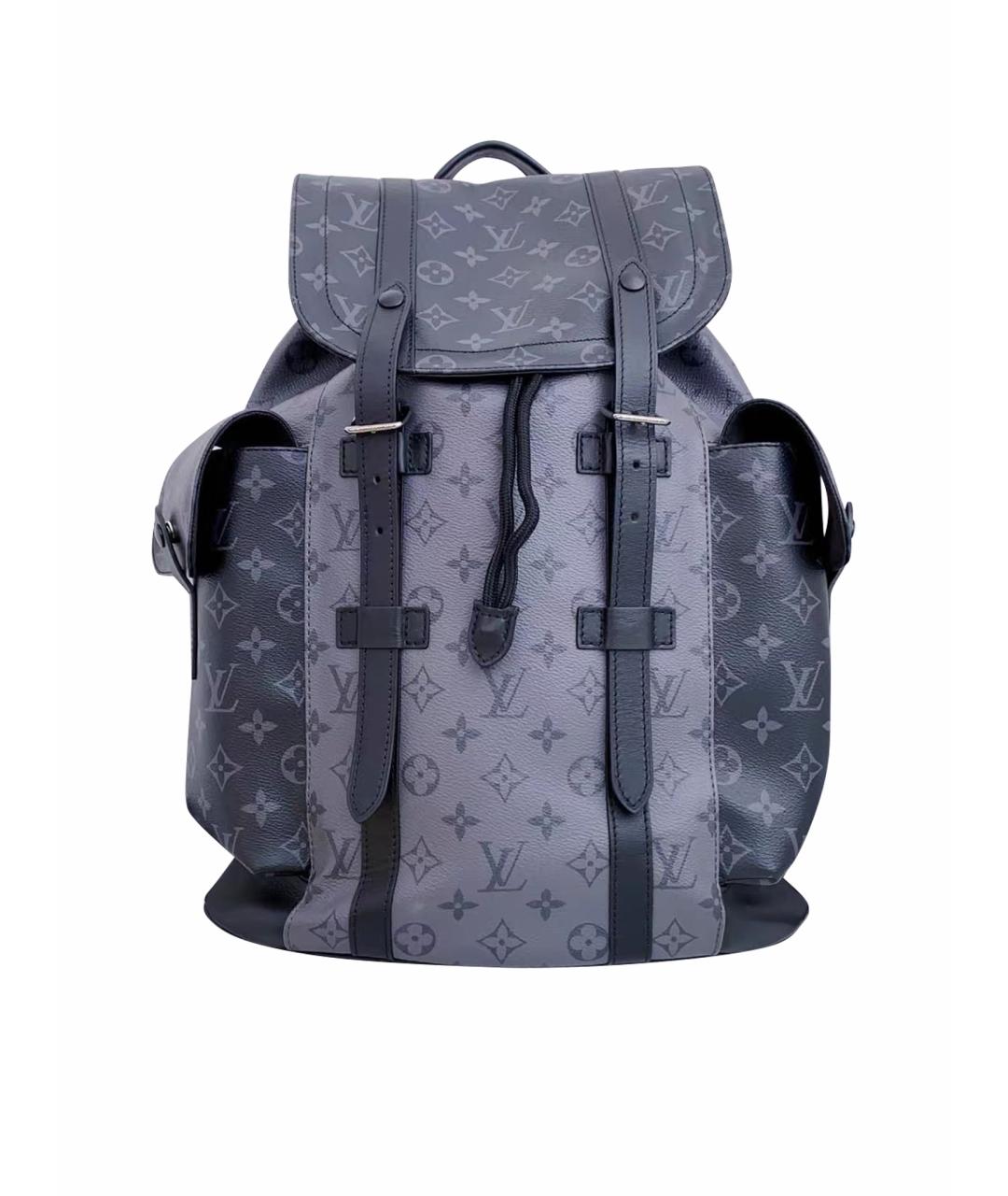 LOUIS VUITTON Серый кожаный рюкзак, фото 1