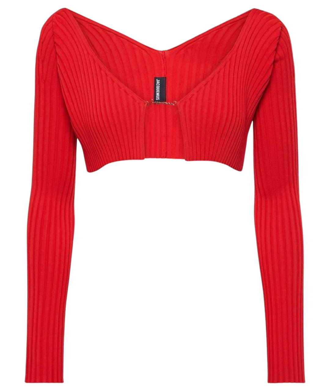 JACQUEMUS Красный кардиган, фото 1