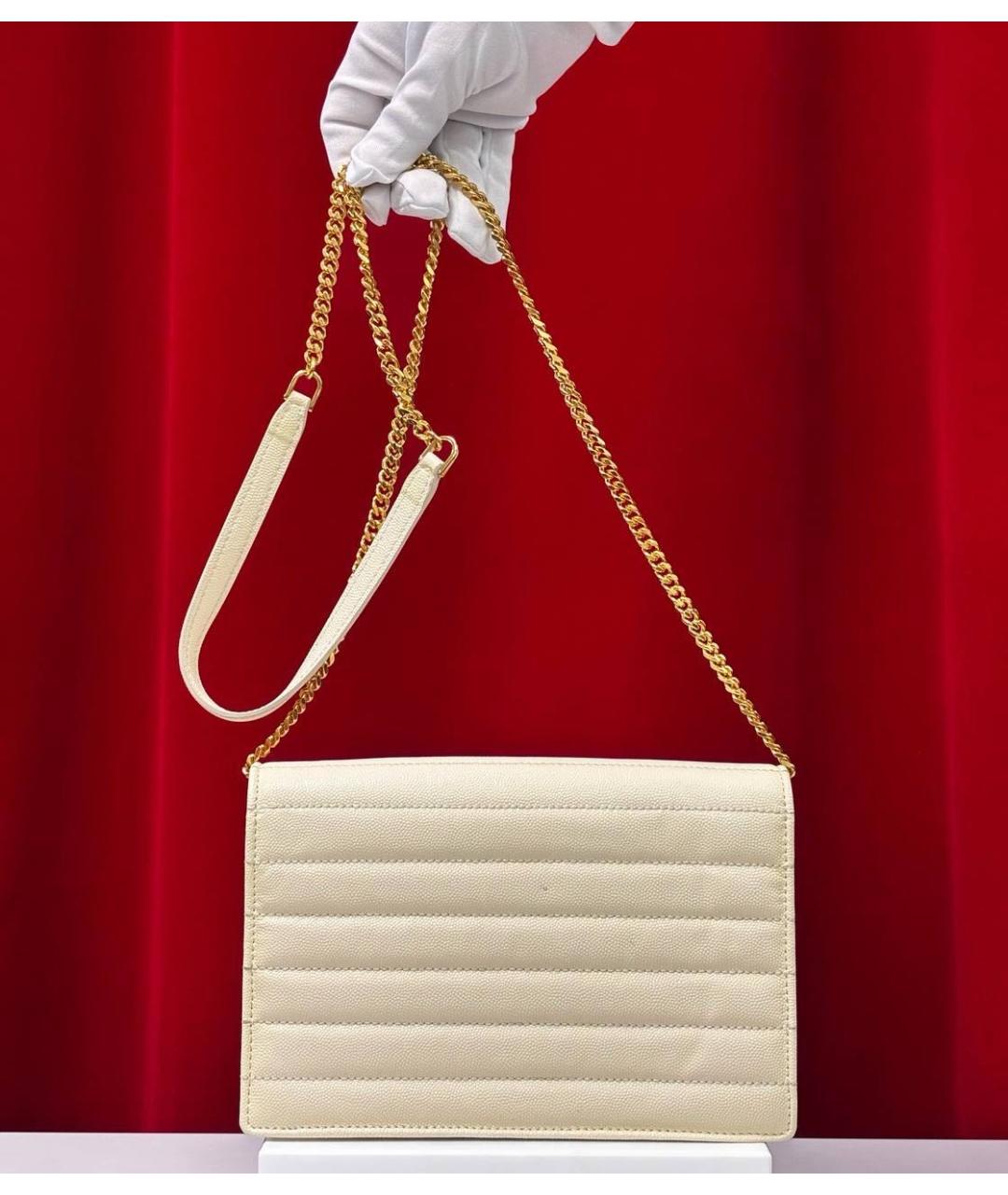 TOM FORD Белая кожаная сумка через плечо, фото 4