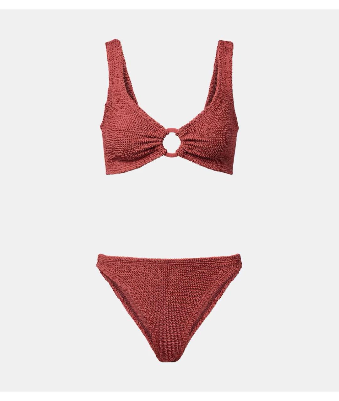 HUNZA G Коралловый купальник, фото 5