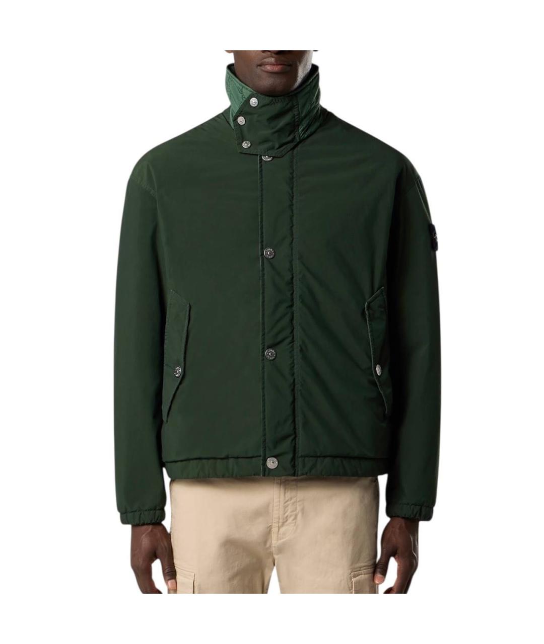 STONE ISLAND Зеленая куртка, фото 4