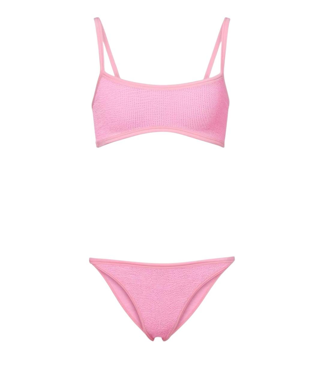 HUNZA G Розовый купальник, фото 1