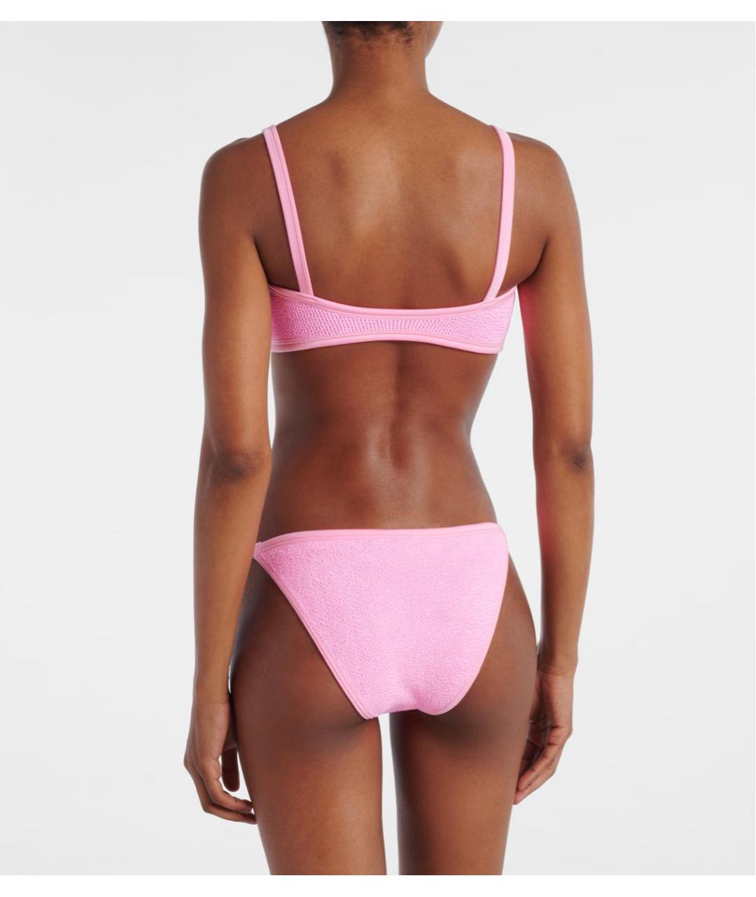 HUNZA G Розовый купальник, фото 4