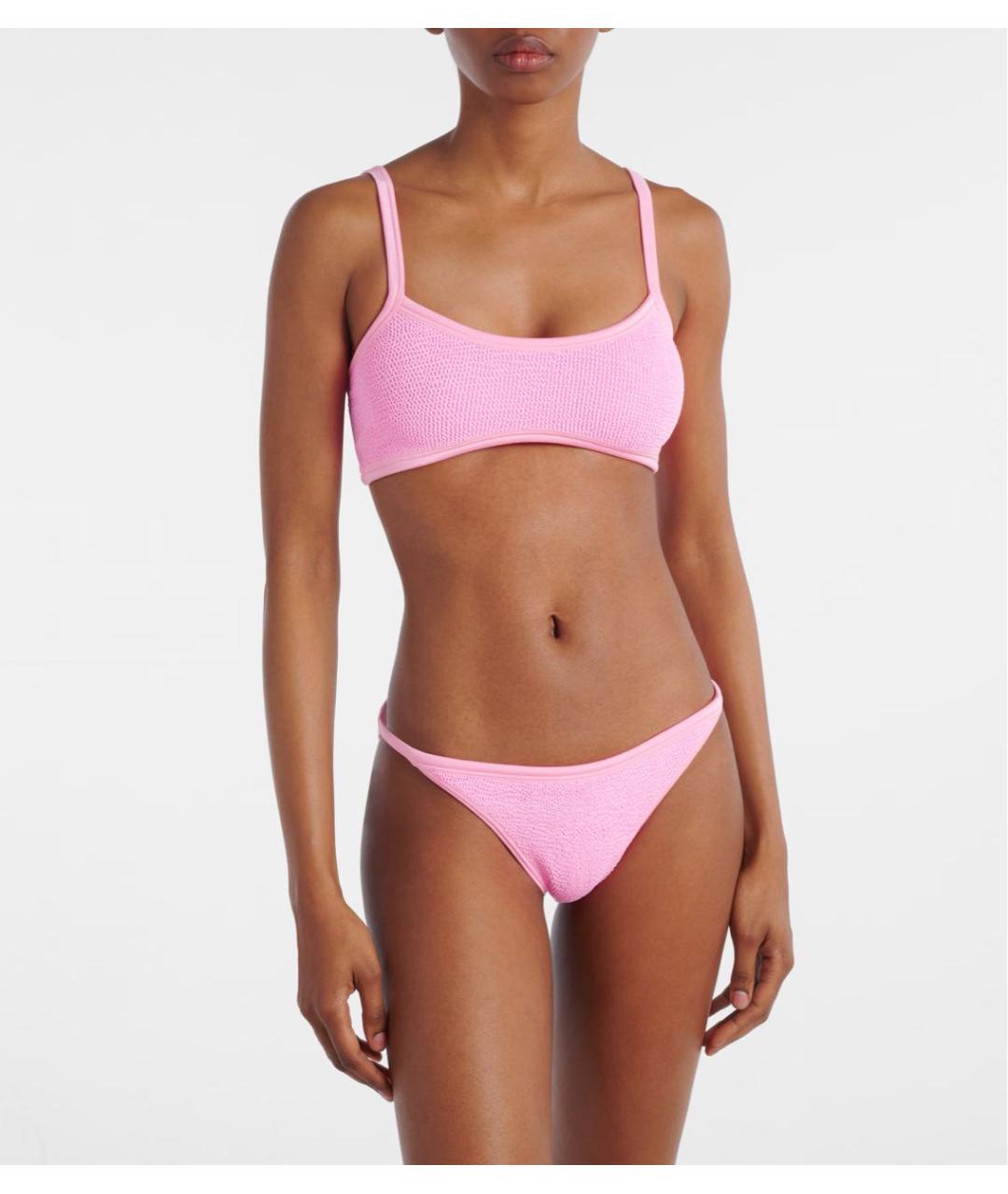 HUNZA G Розовый купальник, фото 2