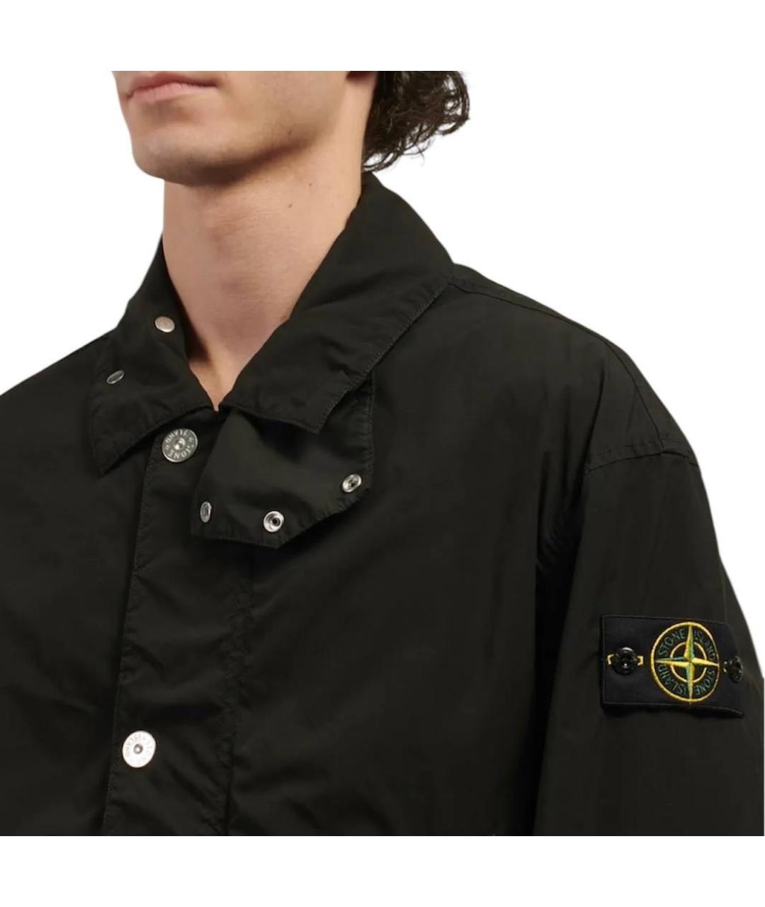 STONE ISLAND Черная куртка, фото 2