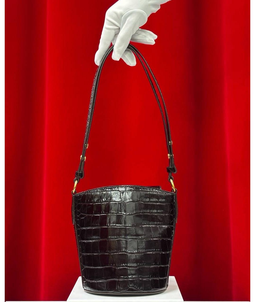 TOM FORD Черная кожаная сумка через плечо, фото 5