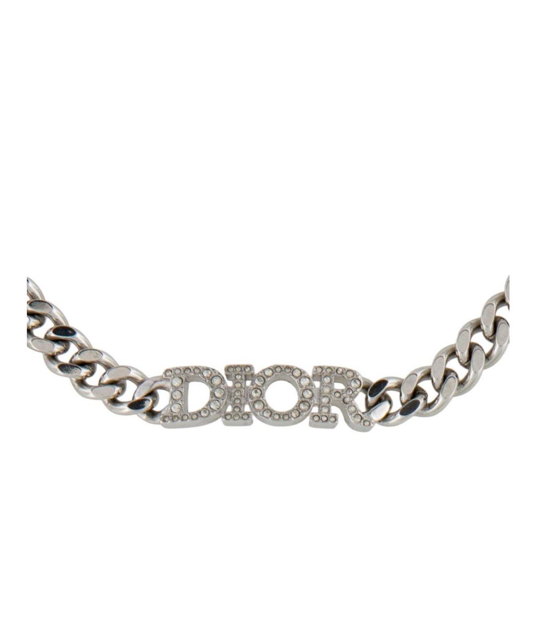 CHRISTIAN DIOR Серебряная серебряная цепочка, фото 1