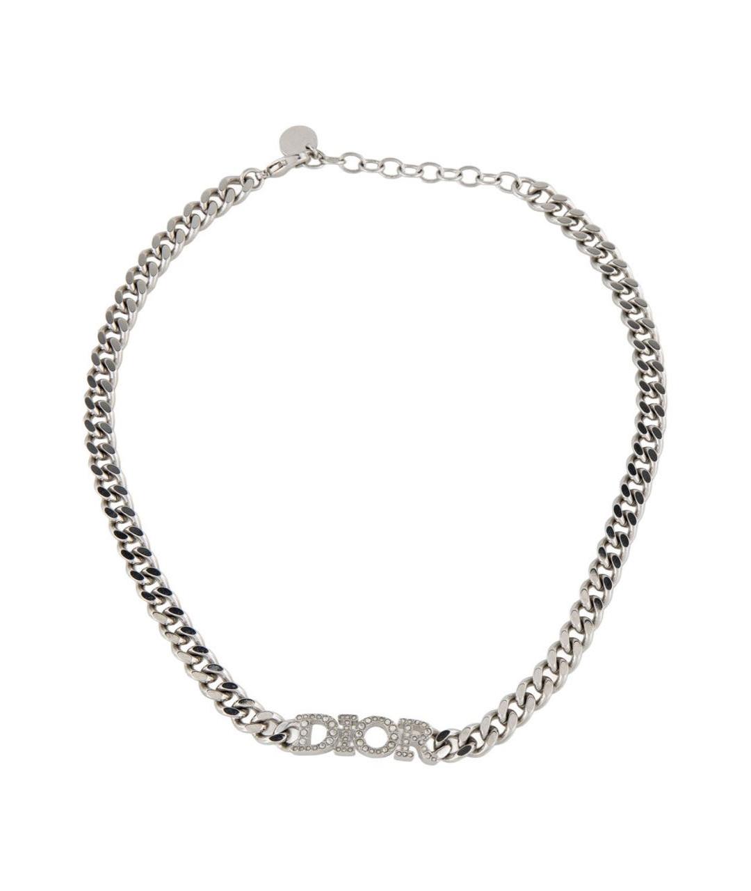 CHRISTIAN DIOR Серебряная серебряная цепочка, фото 2