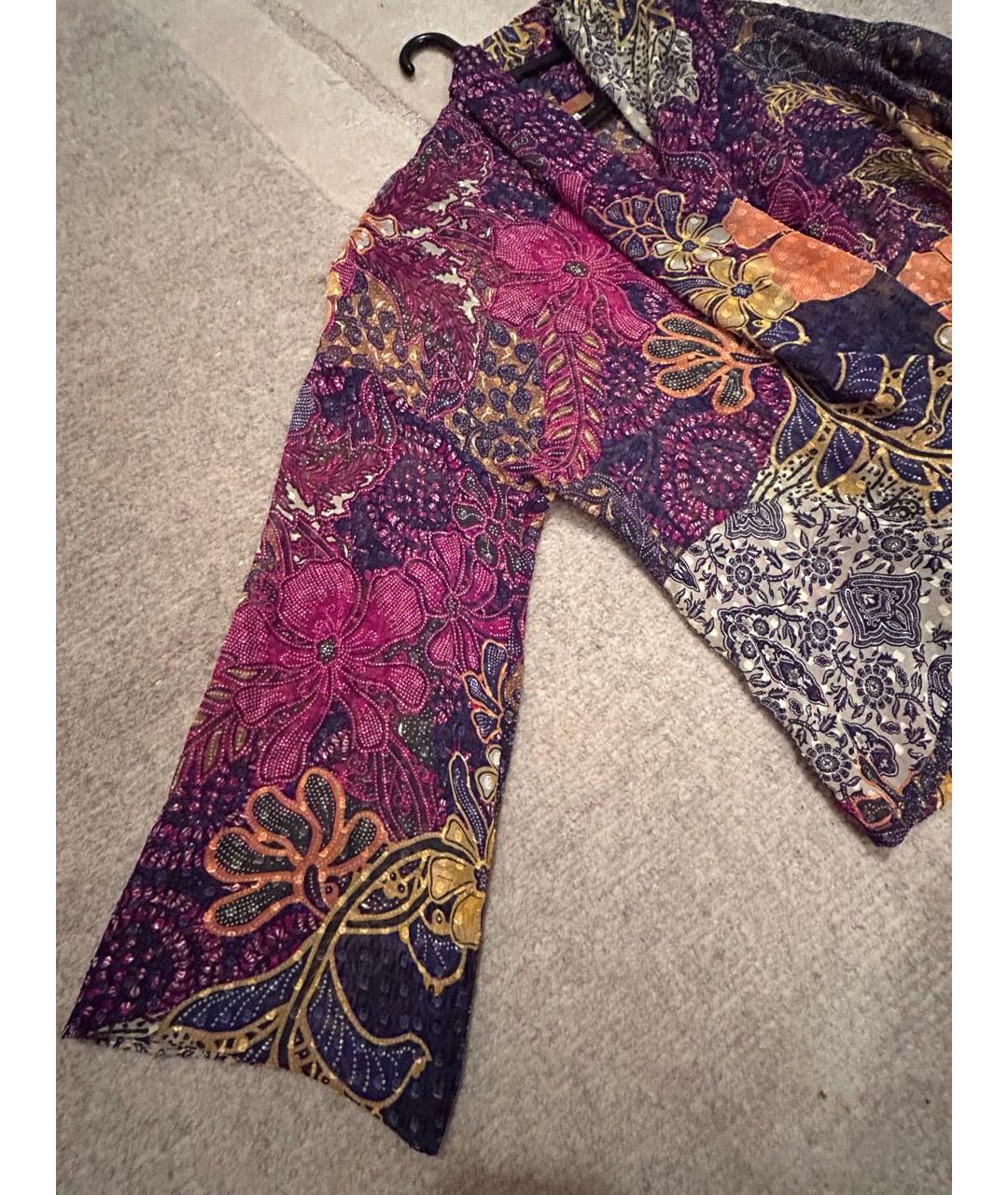 KENZO Мульти шелковая блузы, фото 8