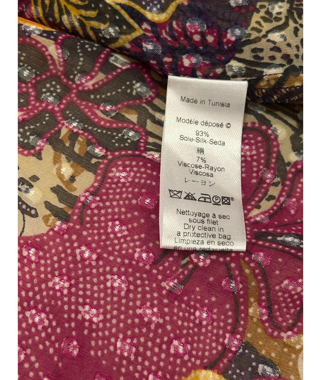 KENZO Мульти шелковая блузы, фото 5