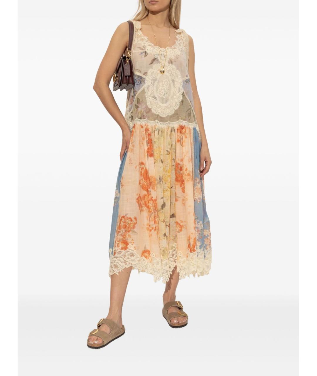 BIRKENSTOCK Коричневые кожаные шлепанцы, фото 2