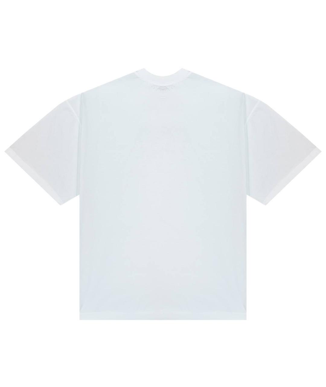 MAISON MARGIELA Белая хлопковая футболка, фото 2