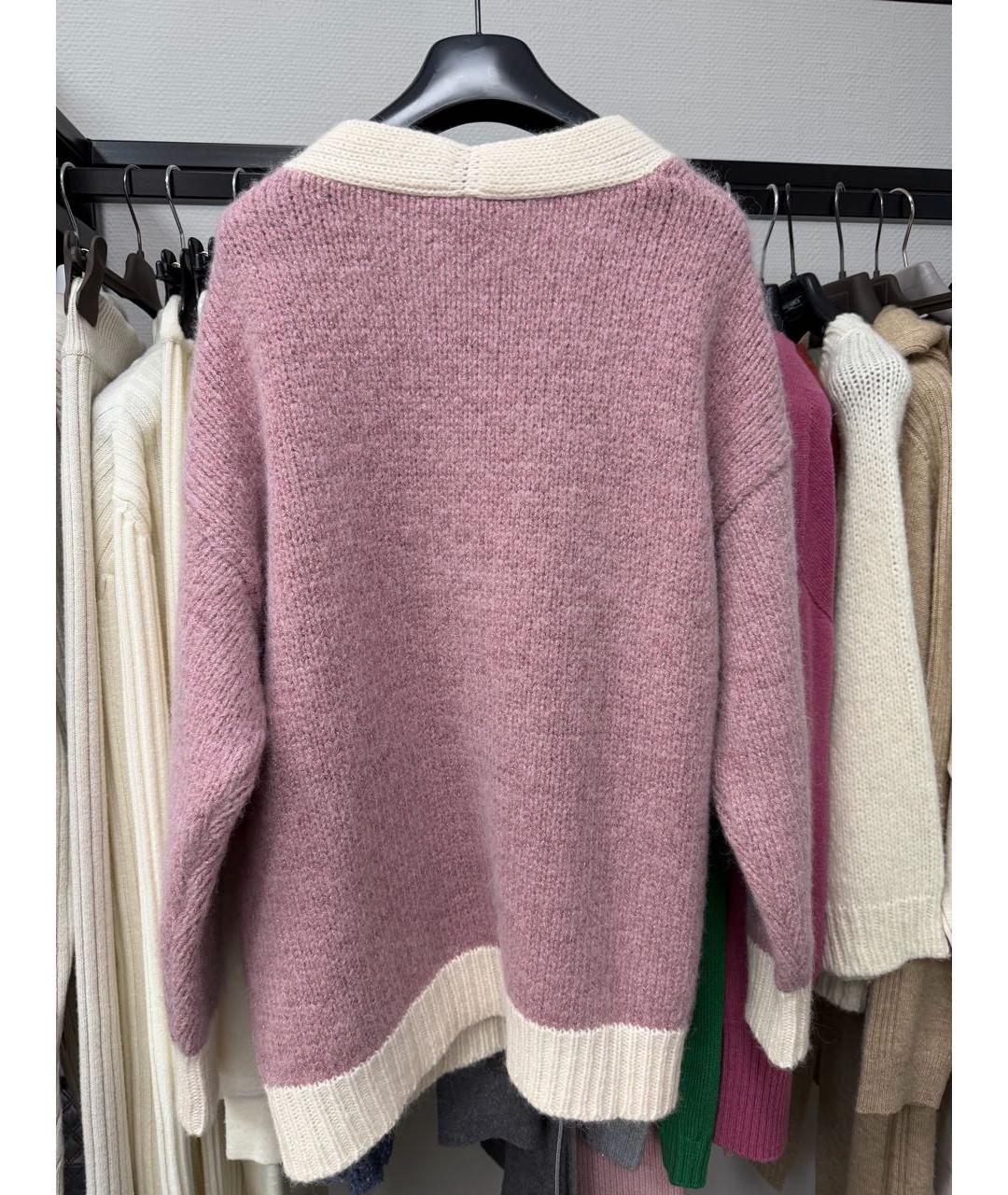 PESERICO Розовый кардиган, фото 4