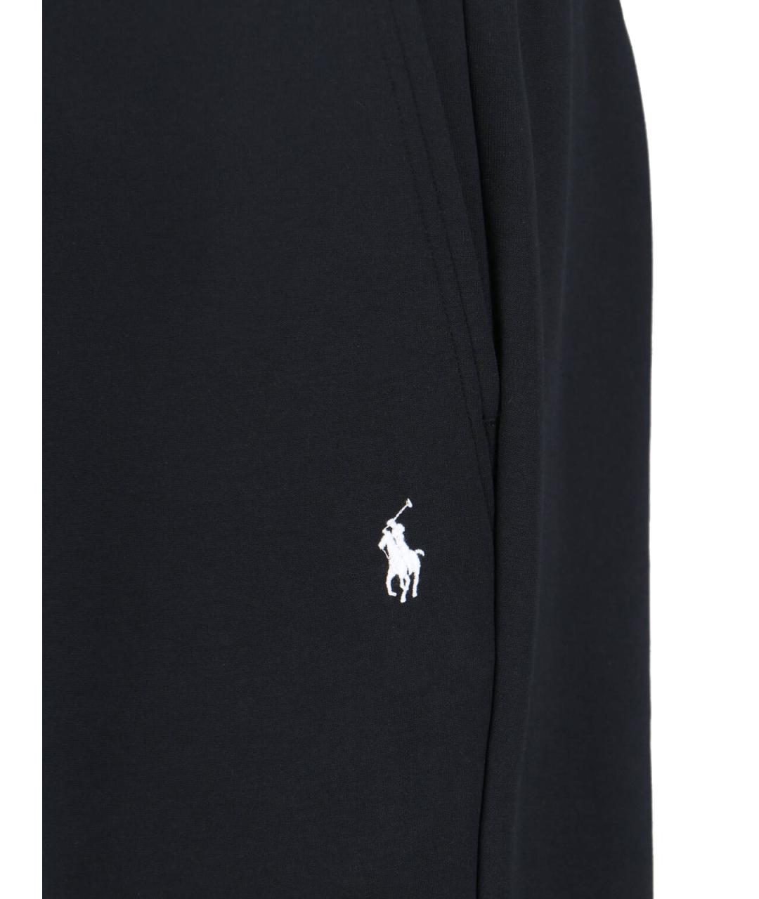 POLO RALPH LAUREN Черные хлопковые шорты, фото 4