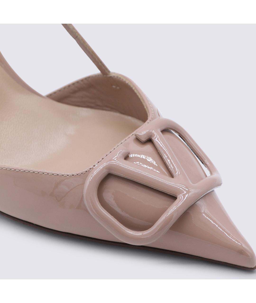 VALENTINO Розовые кожаные туфли, фото 3