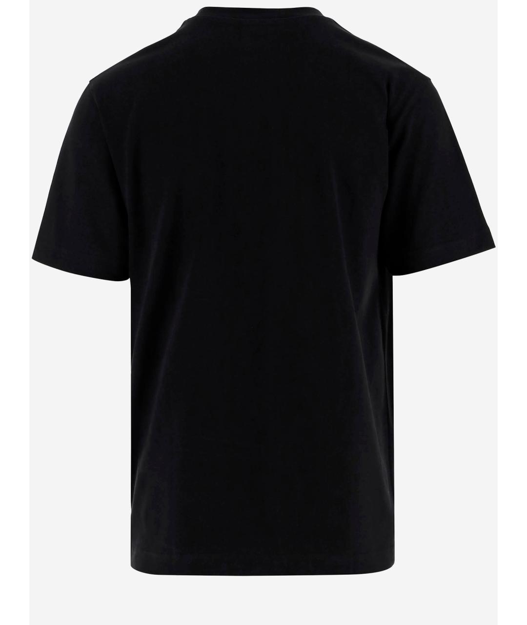 JACQUEMUS Черная хлопковая футболка, фото 2