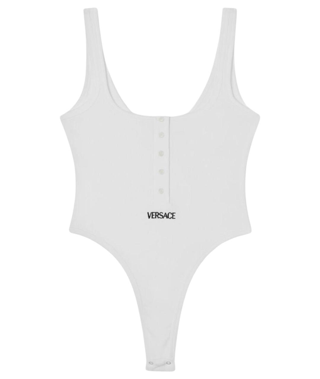 VERSACE Белое хлопковое боди, фото 1