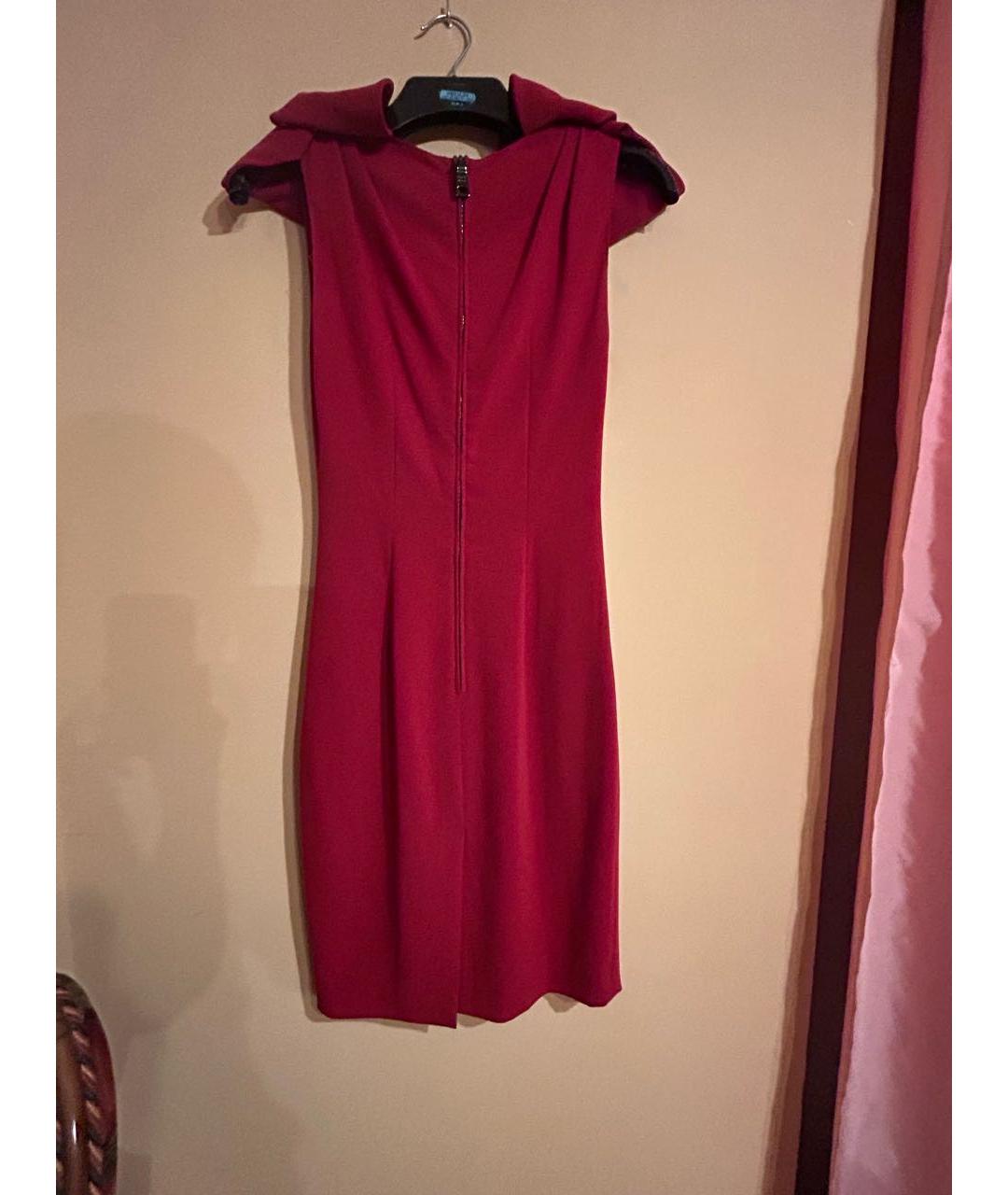 PRADA Красное ацетатное коктейльное платье, фото 2