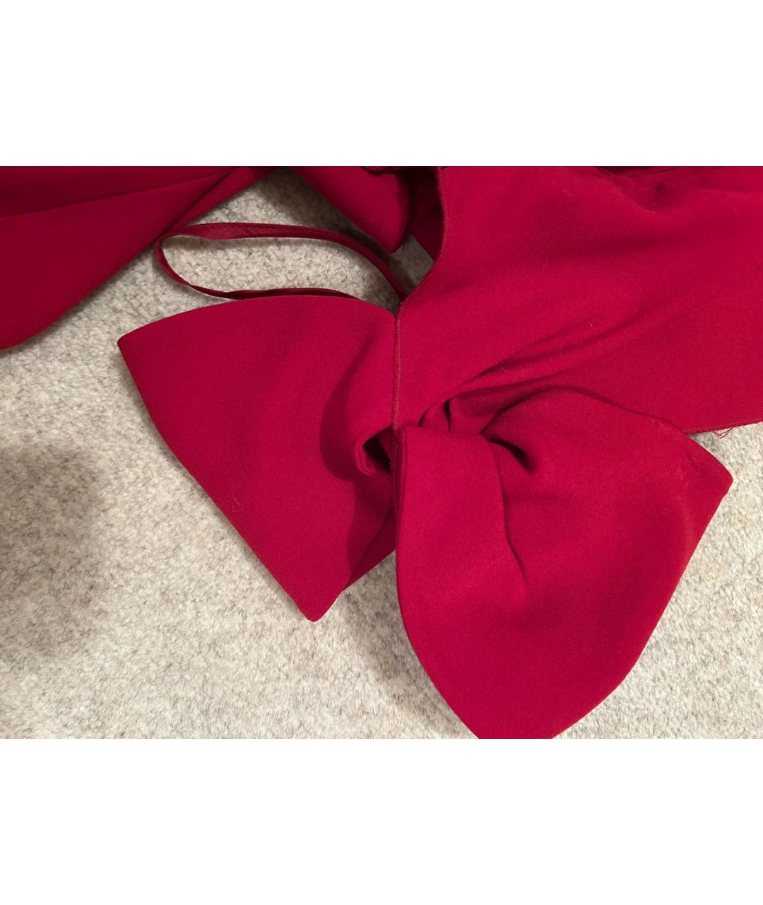 PRADA Красное ацетатное коктейльное платье, фото 8