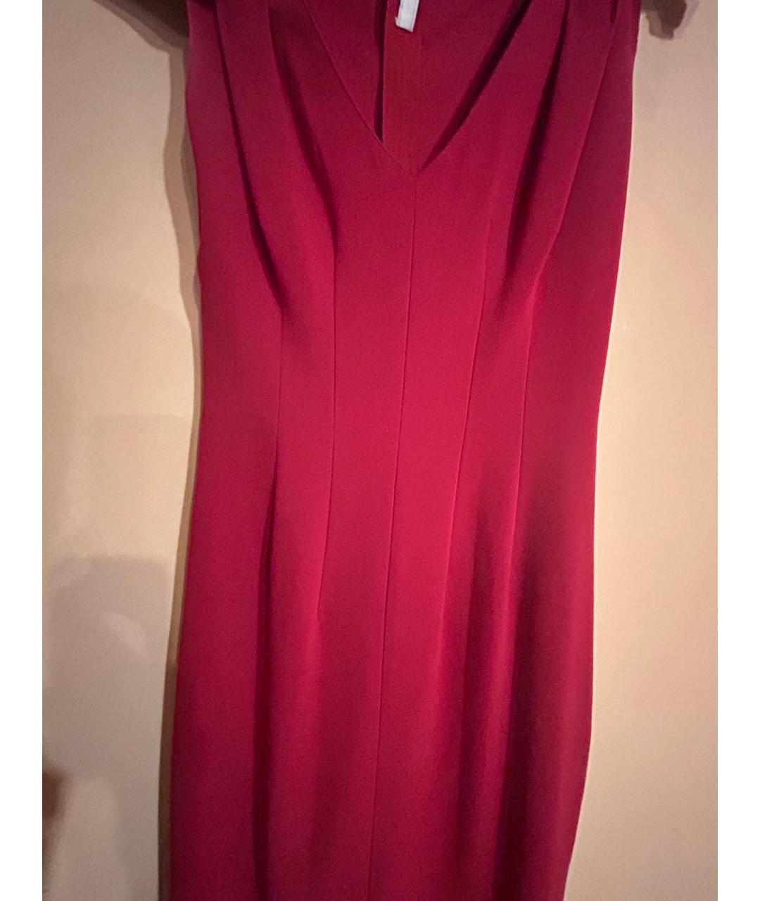 PRADA Красное ацетатное коктейльное платье, фото 3
