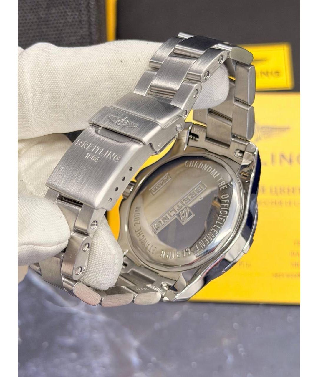 BREITLING Серые металлические часы, фото 8