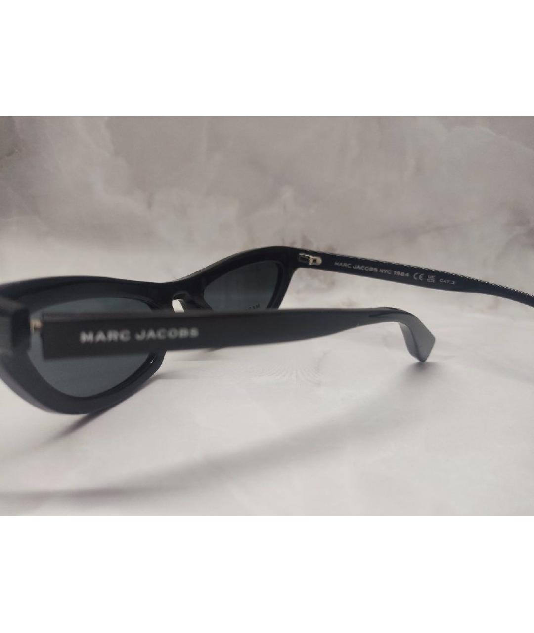 MARC JACOBS Черные пластиковые солнцезащитные очки, фото 4