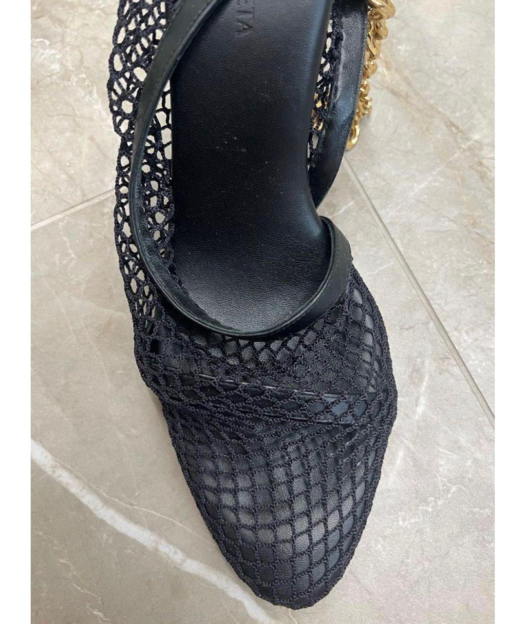 BOTTEGA VENETA Черные кожаные туфли, фото 6