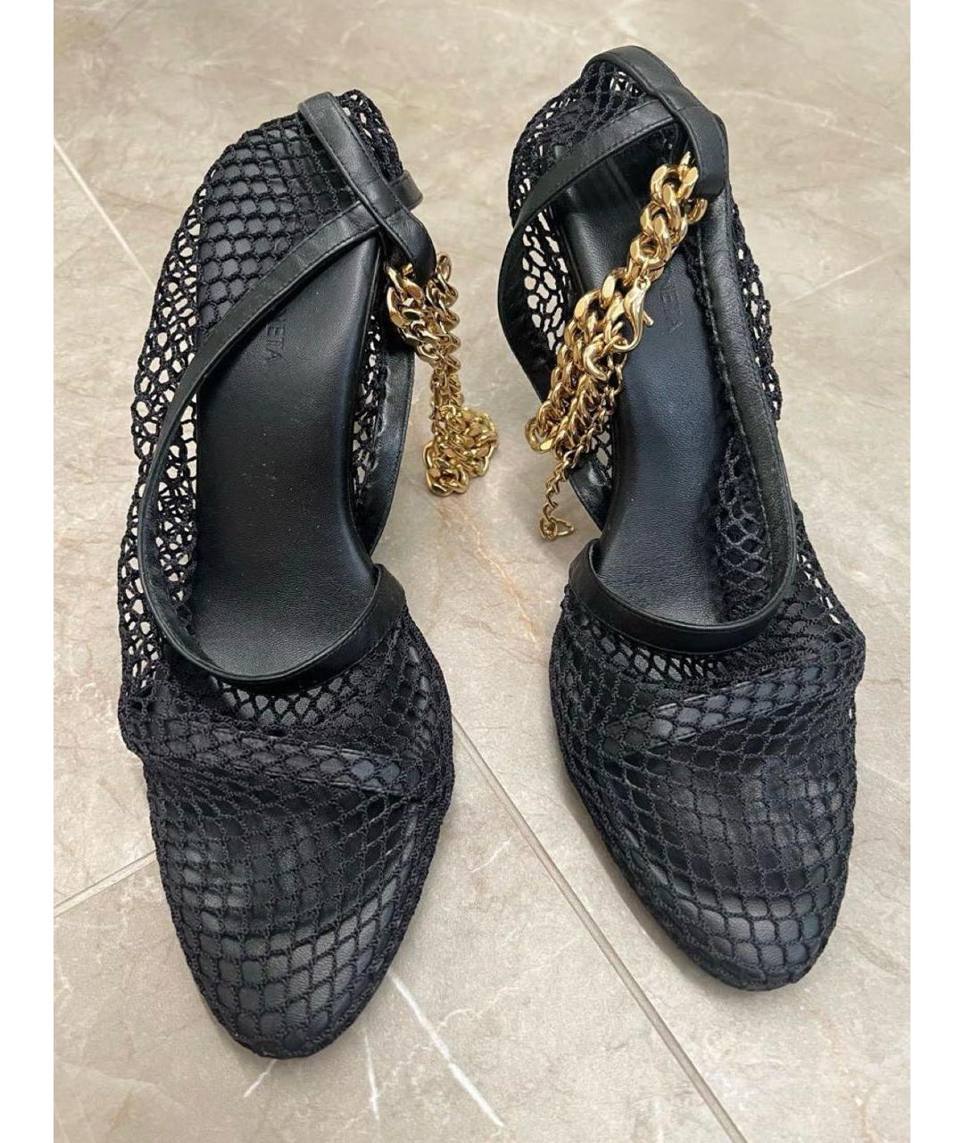 BOTTEGA VENETA Черные кожаные туфли, фото 2