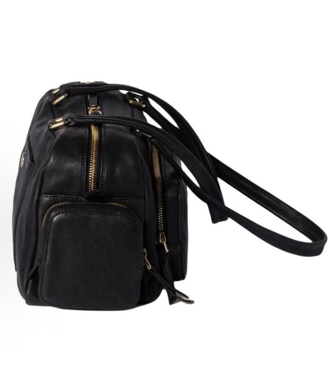 MIU MIU Черная кожаная сумка через плечо, фото 3