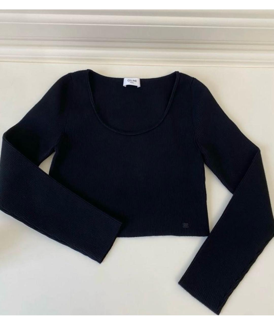 CELINE Черный джемпер / свитер, фото 5