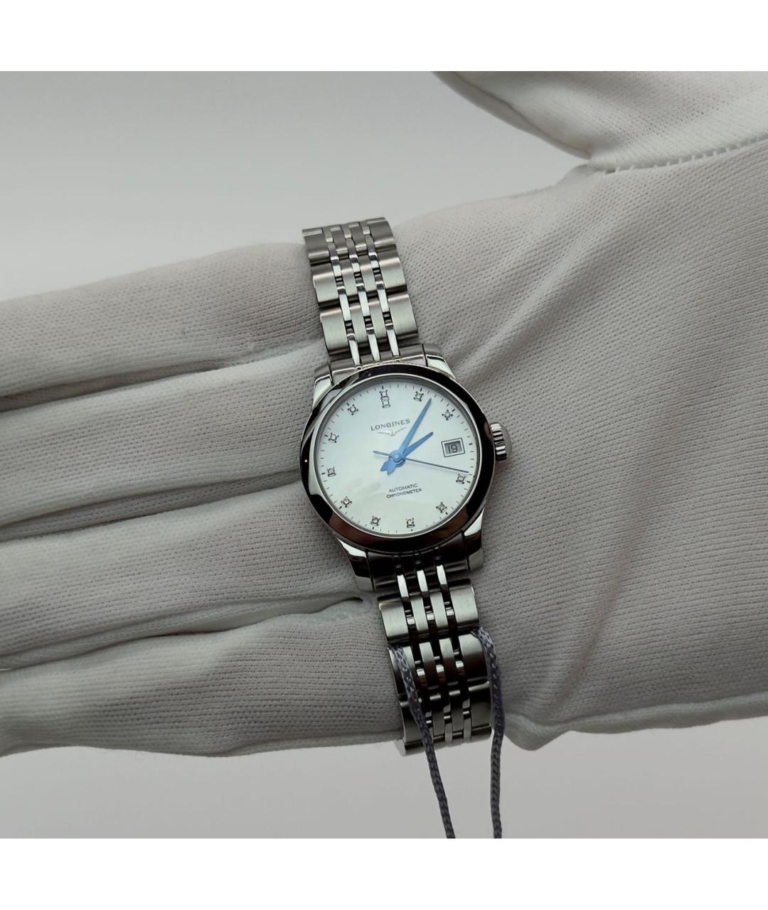 LONGINES Серебряные металлические часы, фото 2