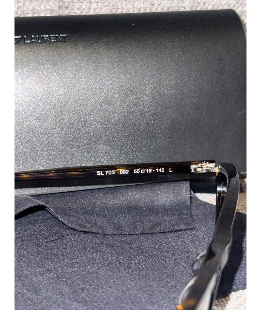 SAINT LAURENT Мульти пластиковые солнцезащитные очки, фото 4