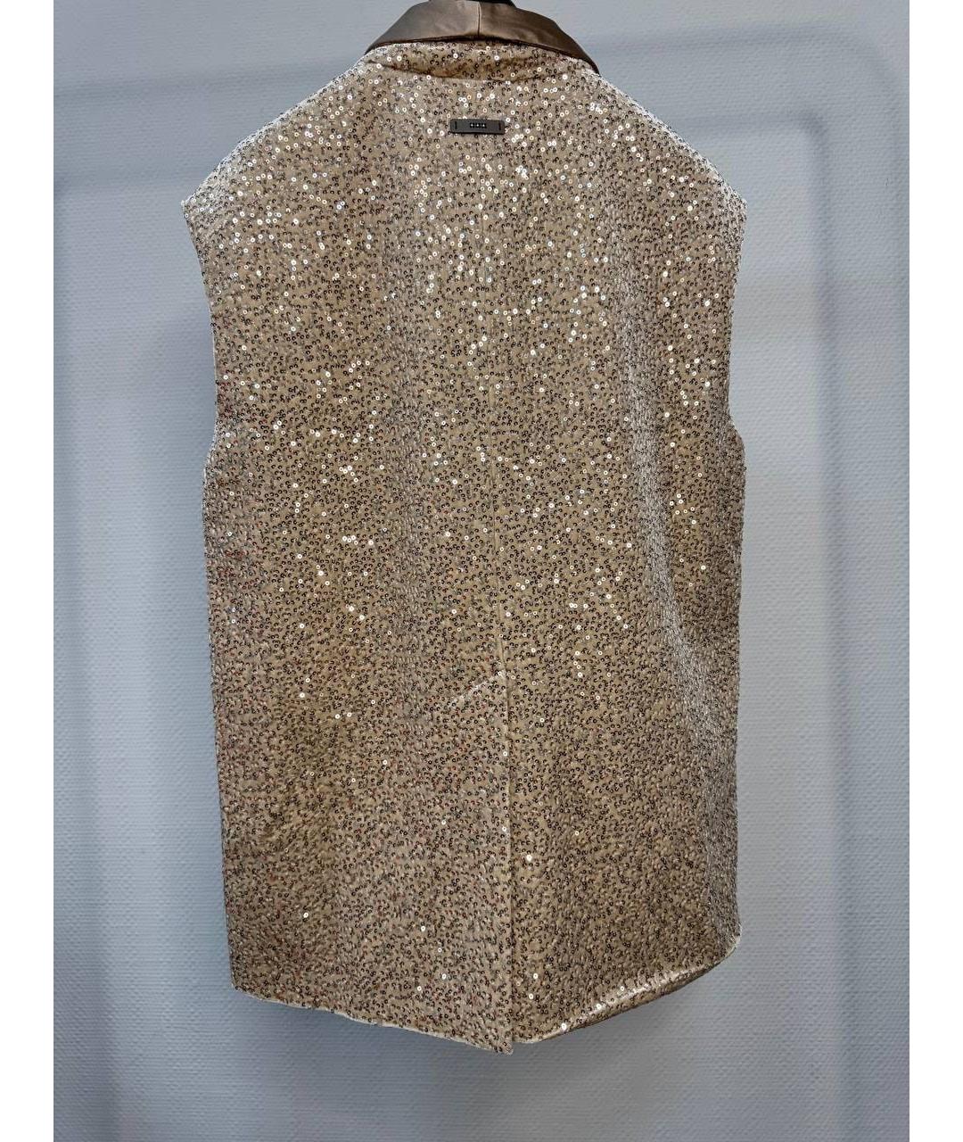 PESERICO Золотой костюм с брюками, фото 3