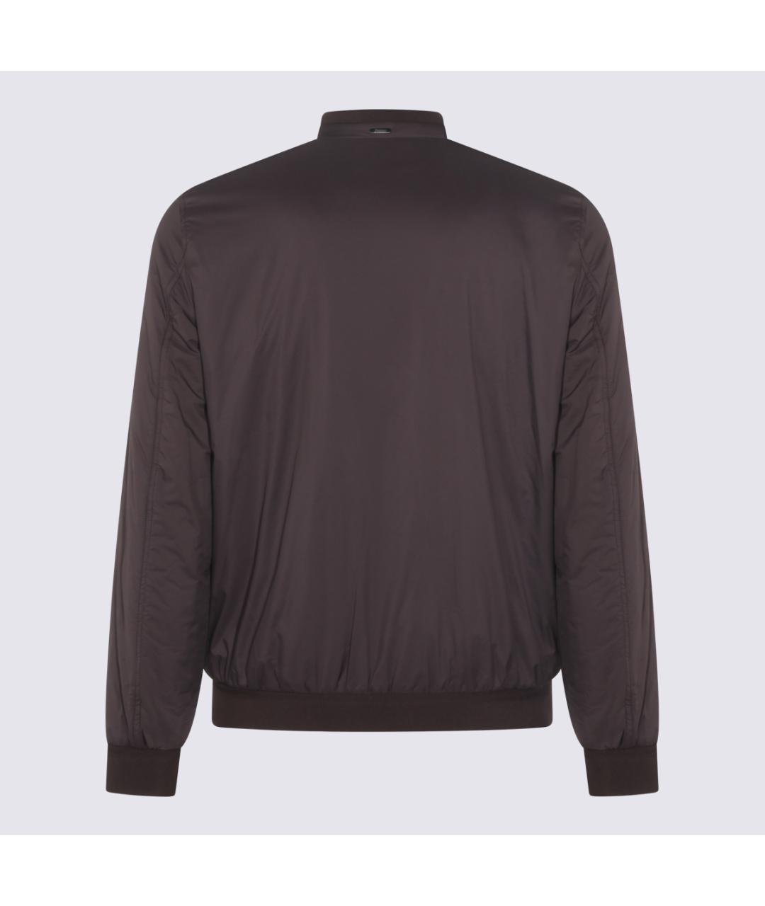 HERNO Коричневая полиамидовая куртка, фото 2