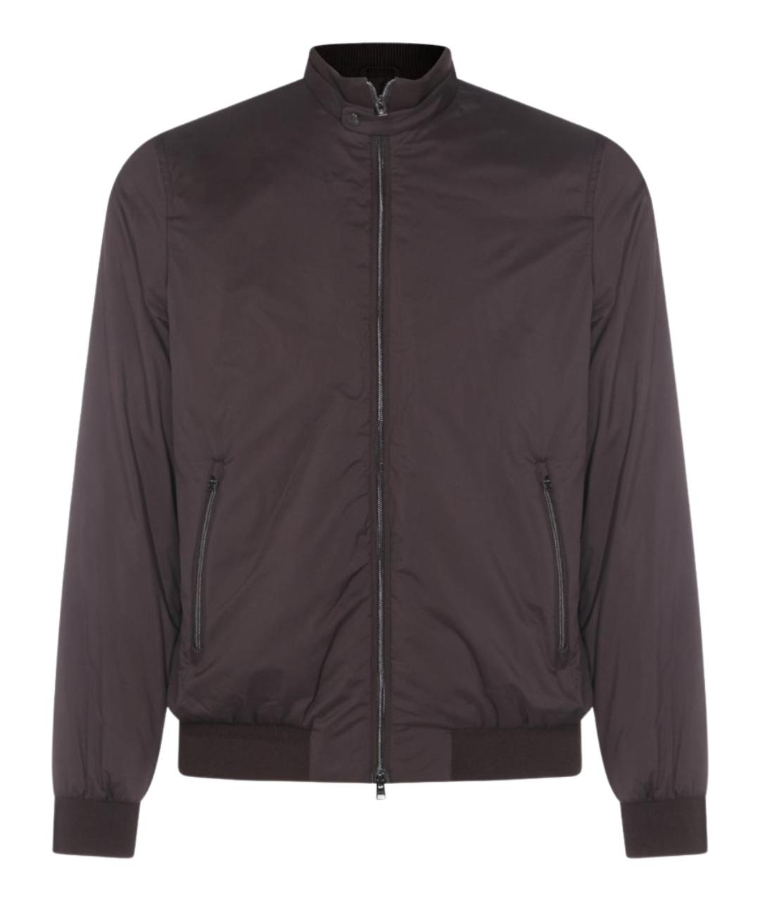 HERNO Коричневая полиамидовая куртка, фото 1